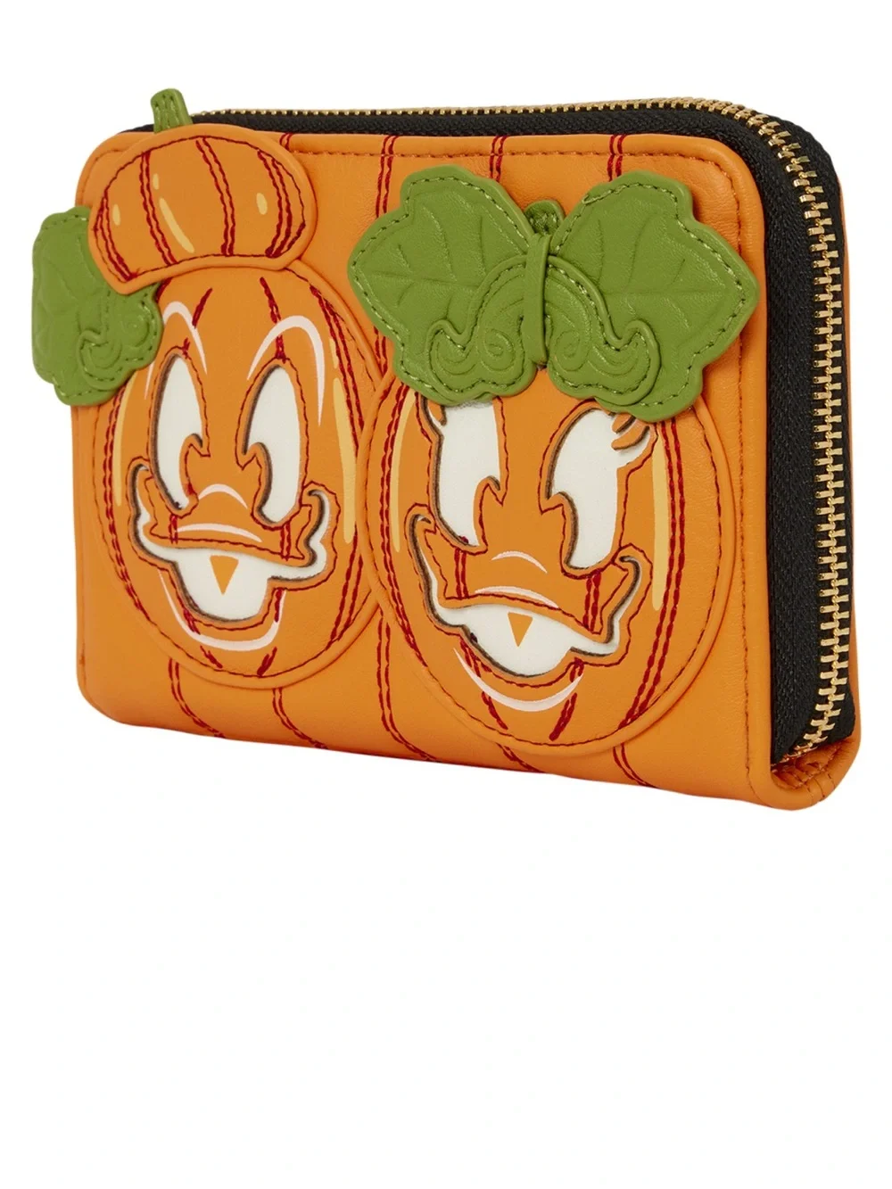 Loungefly Donald & Daisy Jack-0'-Lantern Exclusive Glow Mini Backpack & Wallet